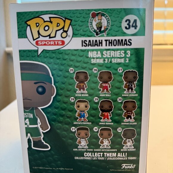 Funko POP! NBA: Isaiah Thomas #34 – Boston #4 | BNIB - Picture 2 of 2